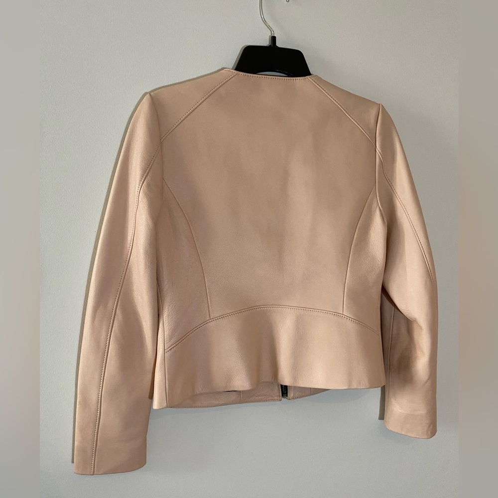 Coach 1941 Collection Blush Pink Leather Jacket - Picture 8 of 15
